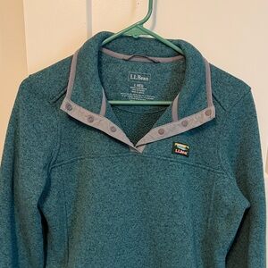 L.L. Bean Women's Teal Pullover Sweater